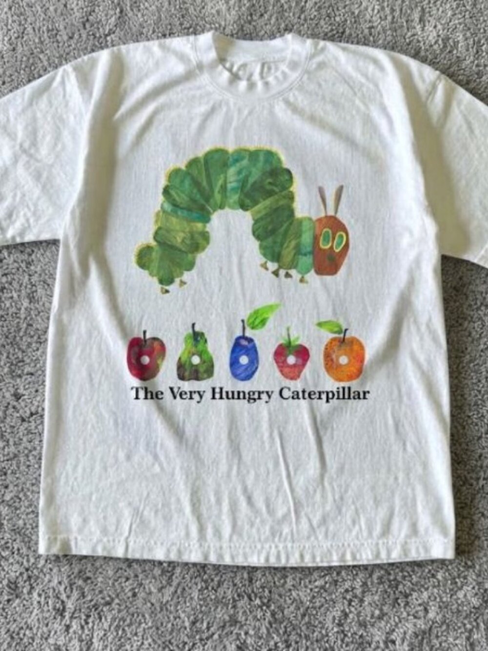 White the very hungry caterpillar tee